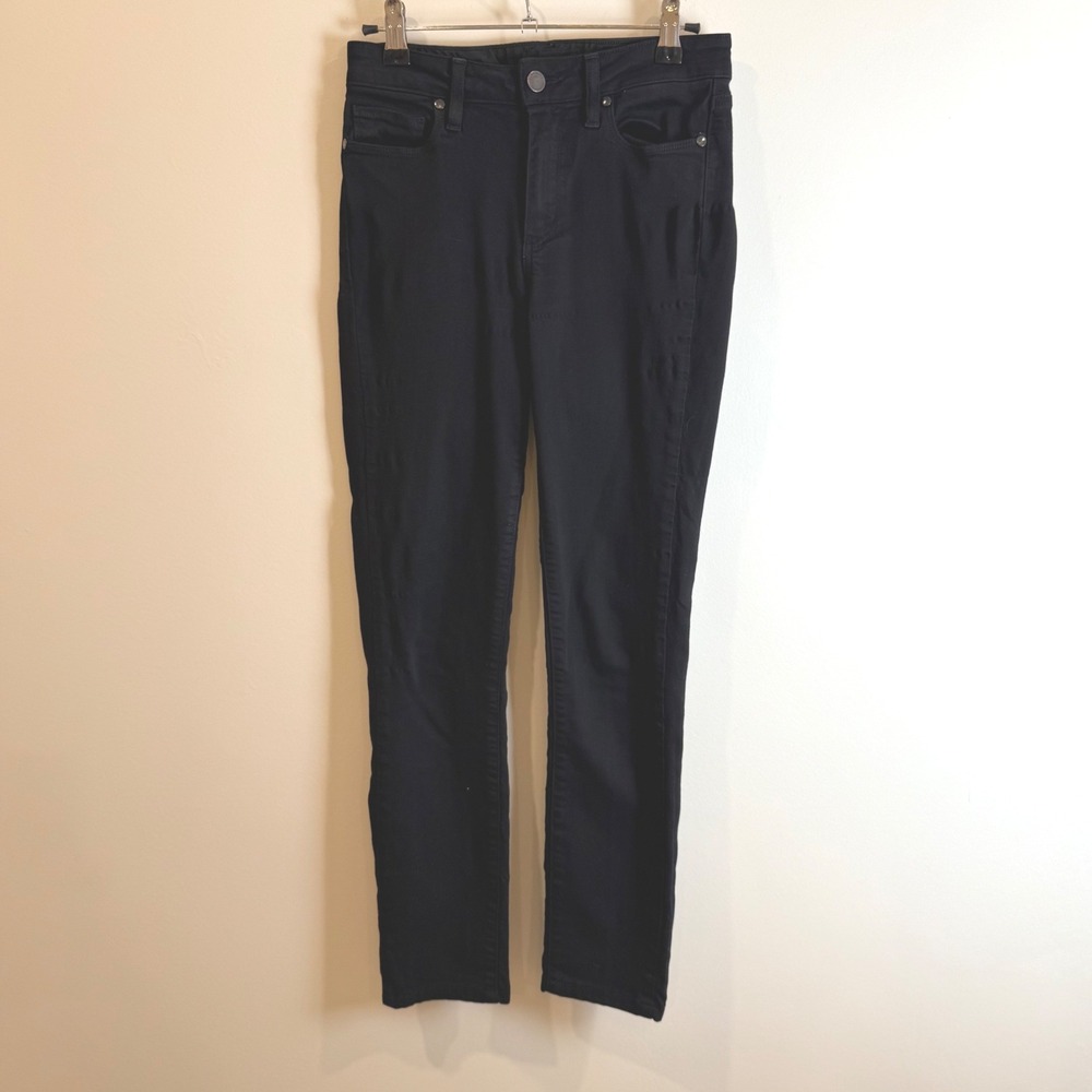PAIGE Hoxton Ultra Skinny Jeans Black Size 25 Made in USA